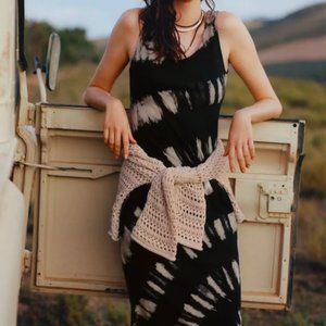 Anthropologie Saturday Sunday Aloe Tie Dye Midi Dress Size Small